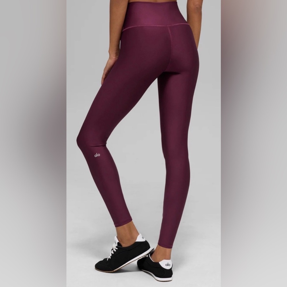 ALO Burgundy airlift leggings